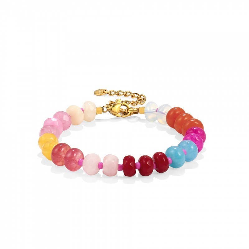 BOHO RESIN BEADED BRACELET