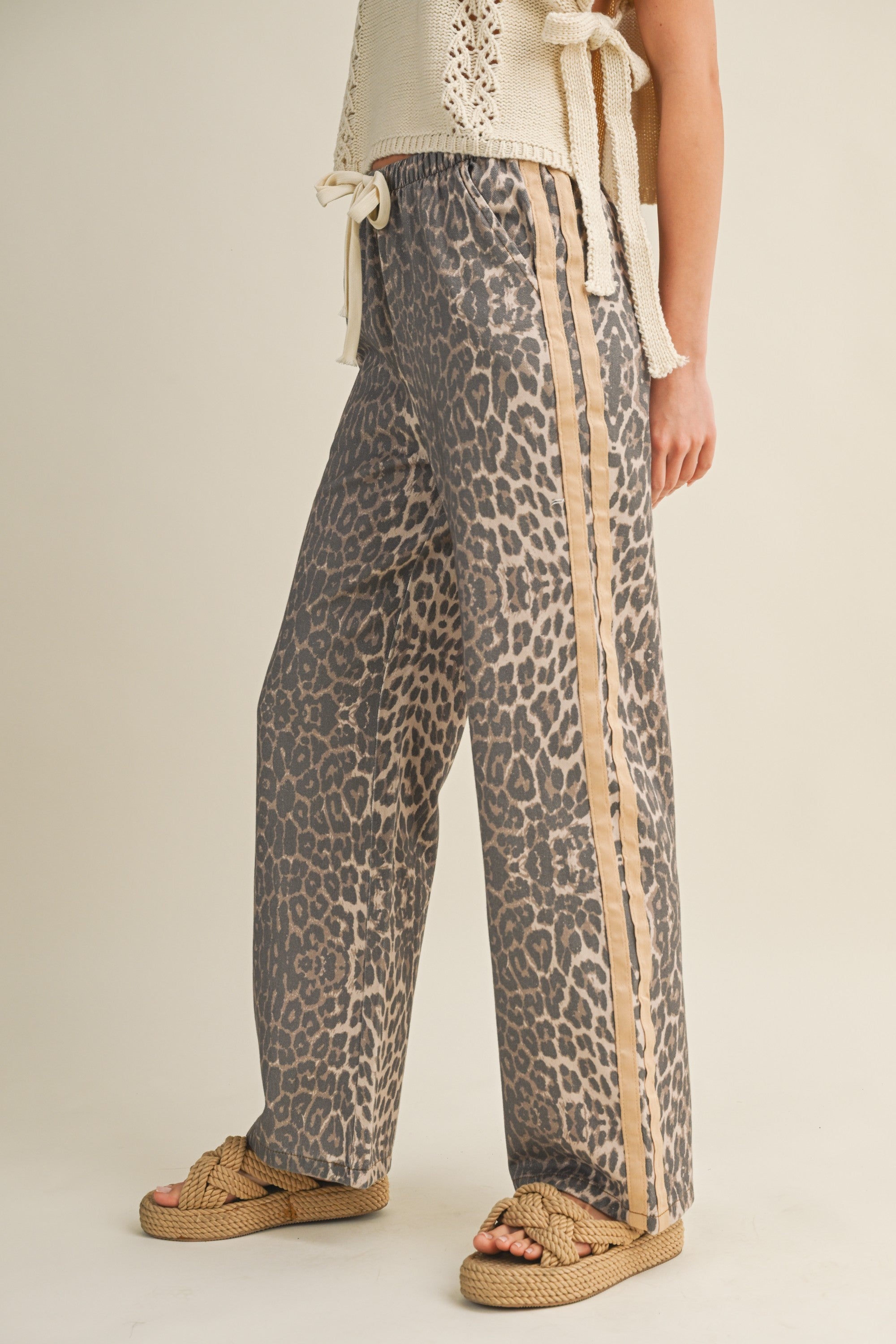Leopard Relaxed Pants