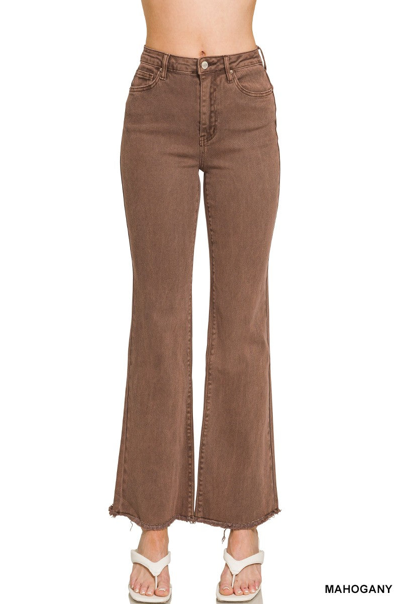 Mahogany Acid Washed Jeans
