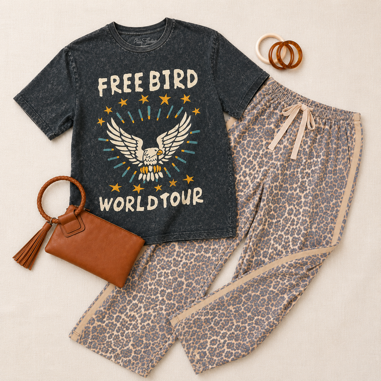 Leopard Relaxed Pants