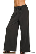 Wide Leg Drawstring Pants