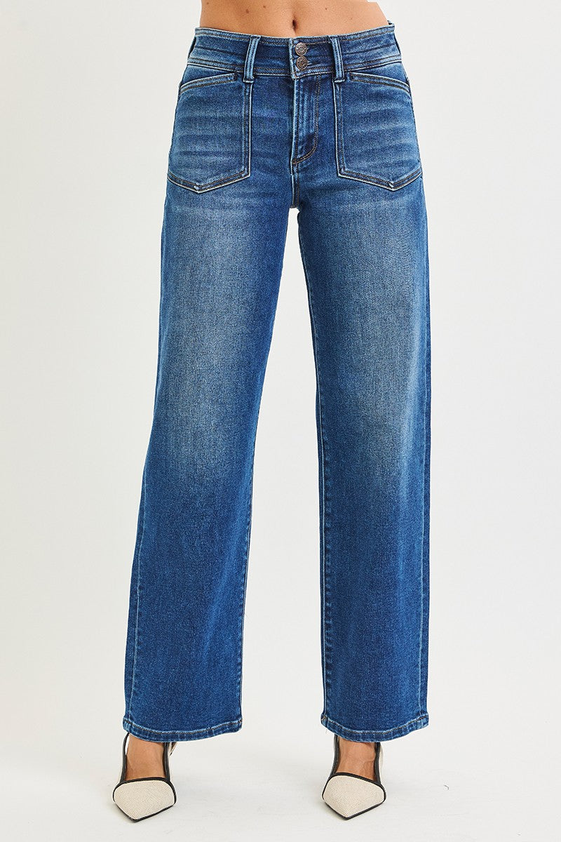 Mid Rise Relaxed Baggy Jeans