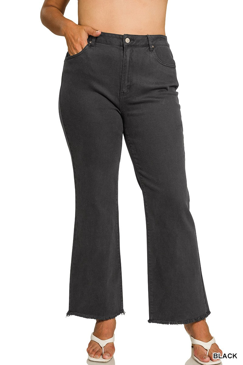 Black Acid Washed Jeans