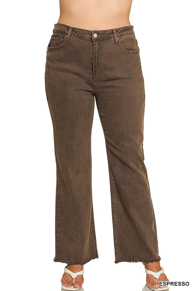 Espresso Acid Washed Jeans