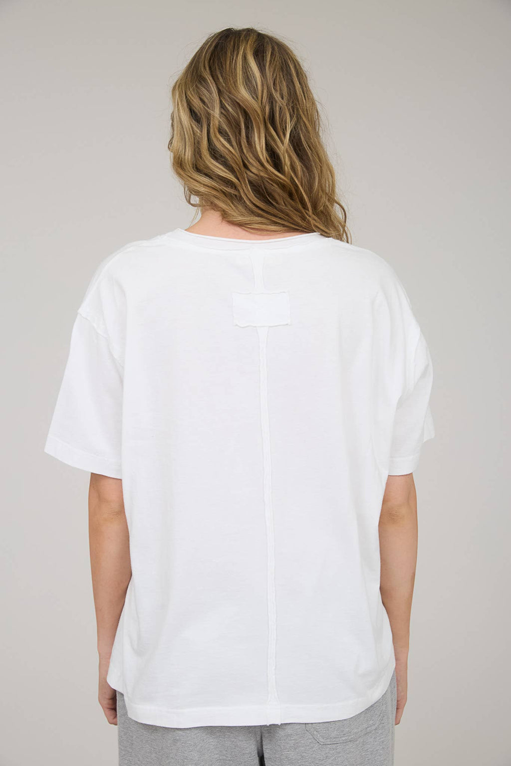 V-neck Short Sleeve Knit Top