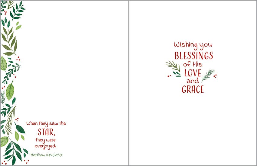With Scripture Christmas Card - O Holy Night