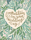 Wedding Greeting Card - Heart of Greens