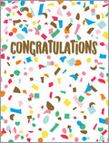 With Scripture Congratulations Greeting Card - Confetti