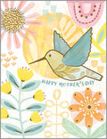 Mother's Day Greeting Card - Hummingbird & Flowers-Spring