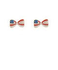 USA Patriot Bow Earrings