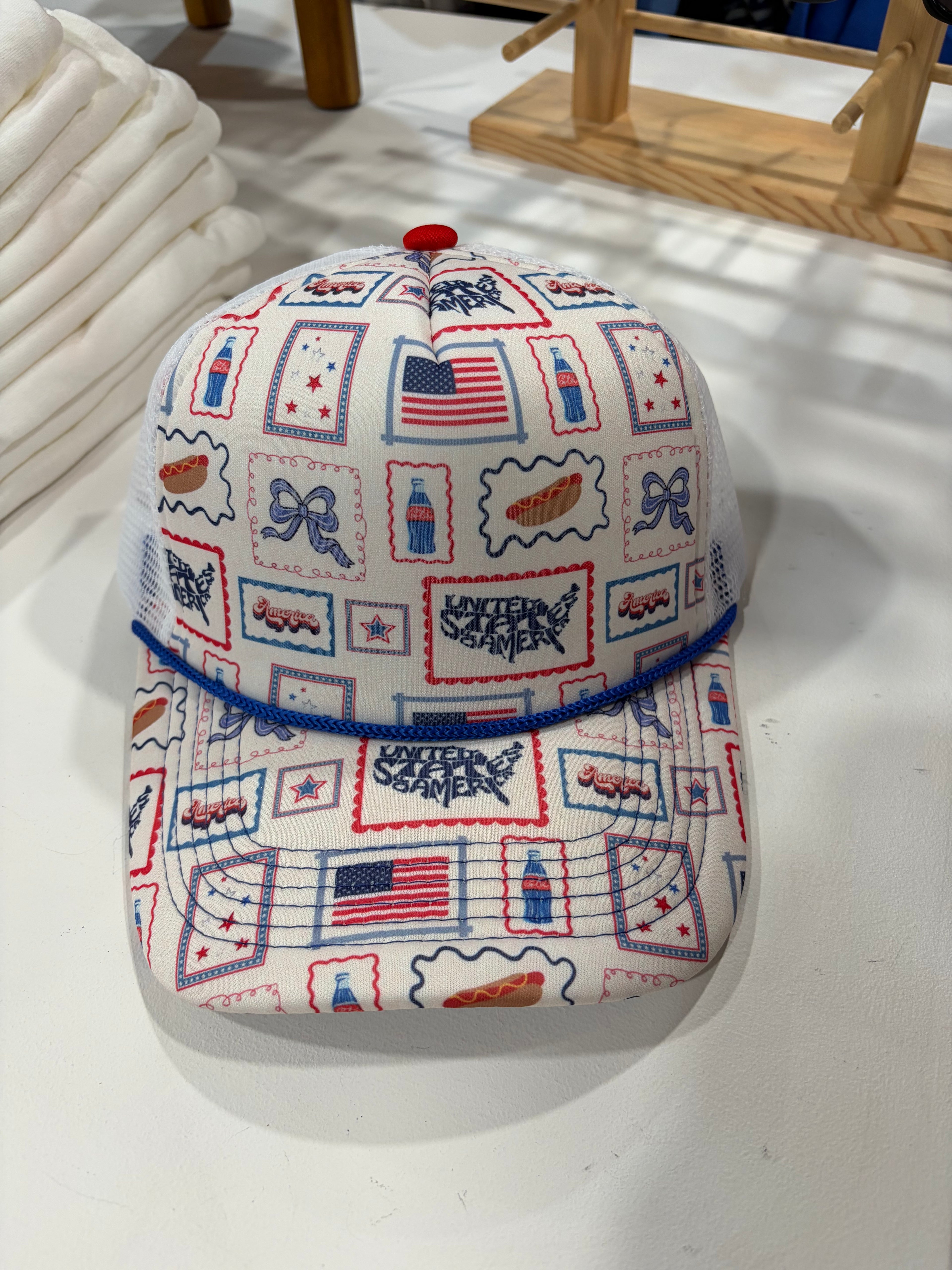 Patriotic Foam Trucker Hat