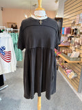 Mineral Washed Mini Dress