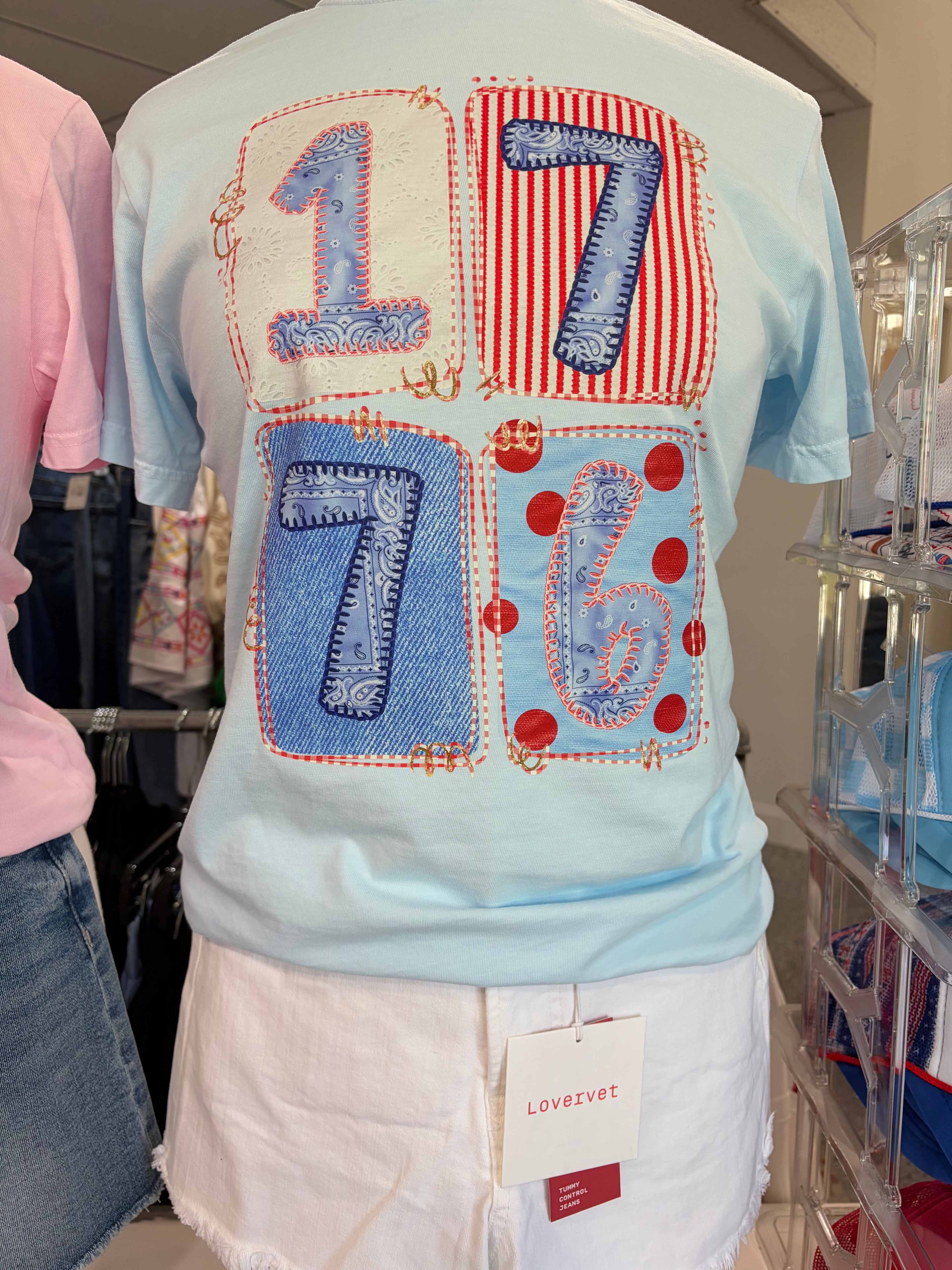 1776 Patchwork Tee