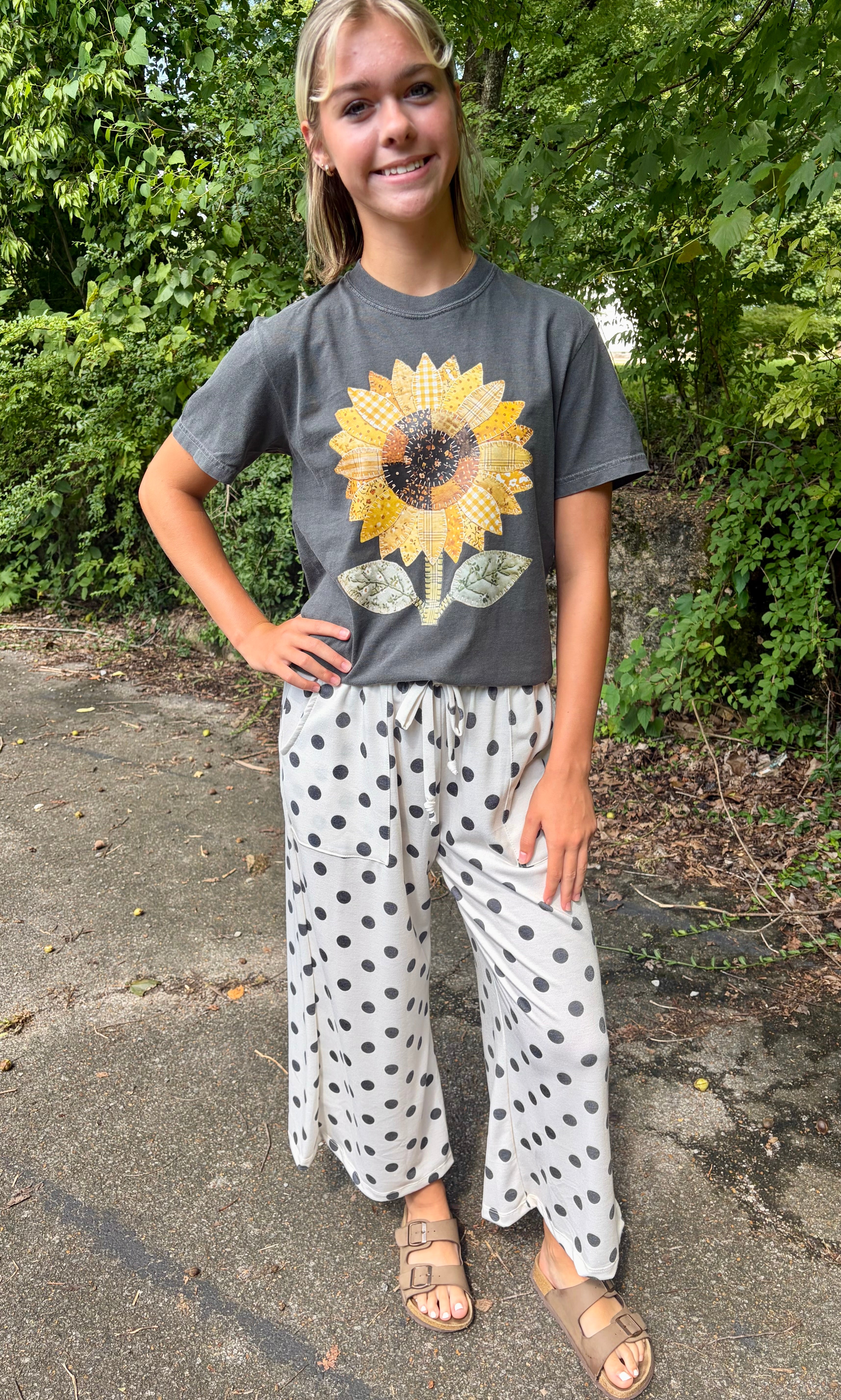 Quilted Sunflower Tee