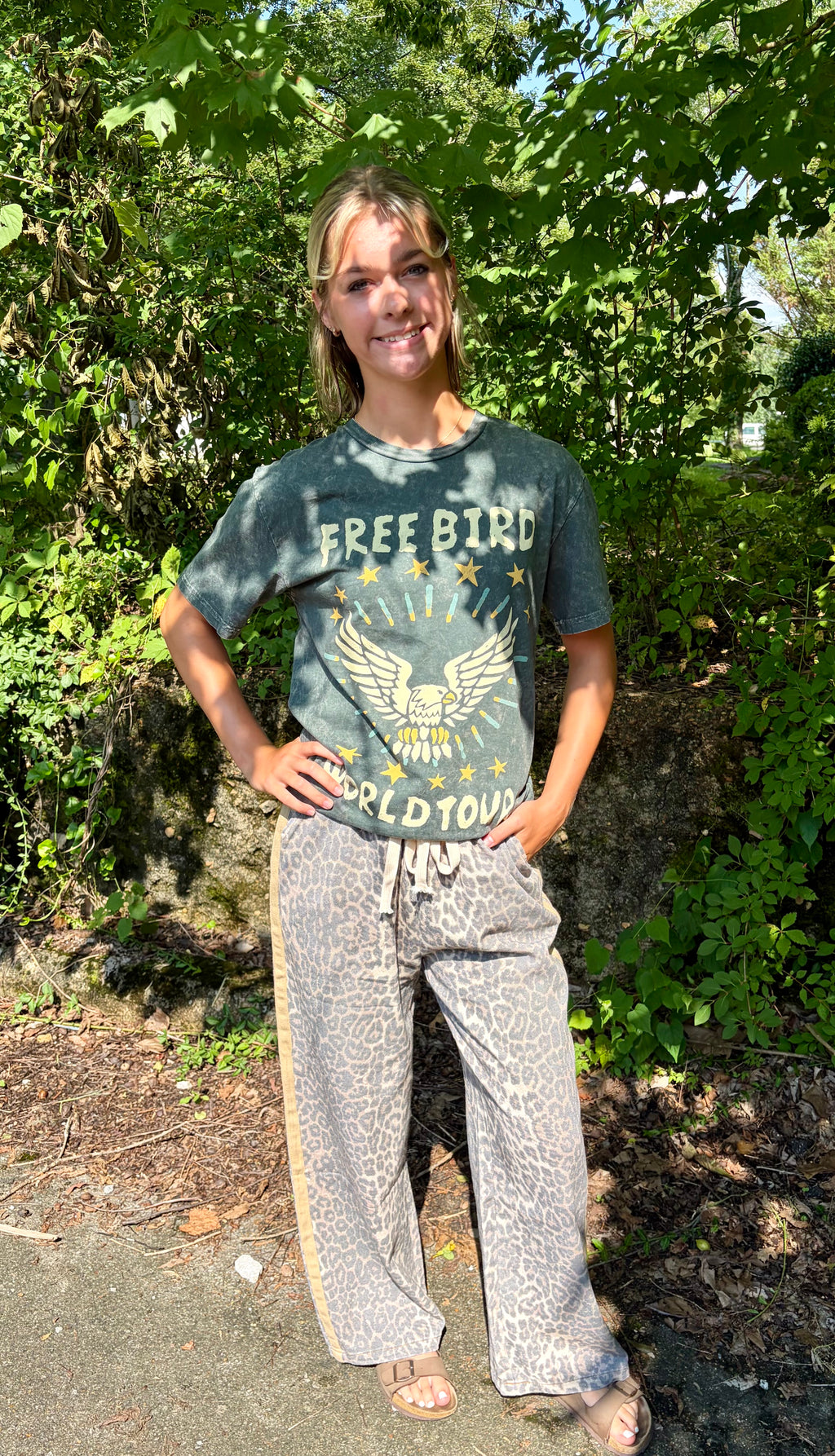 Leopard Relaxed Pants