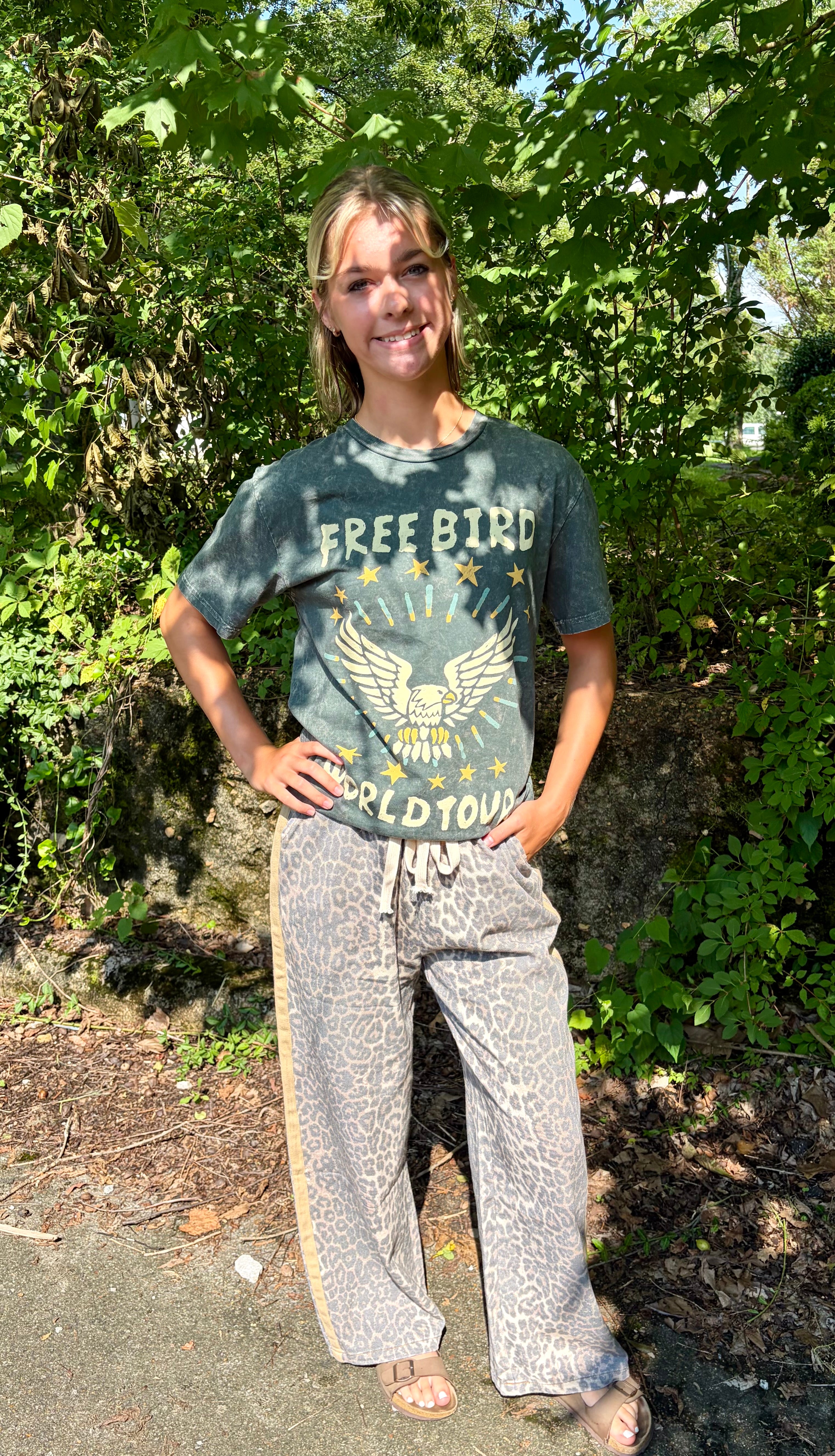 Leopard Relaxed Pants