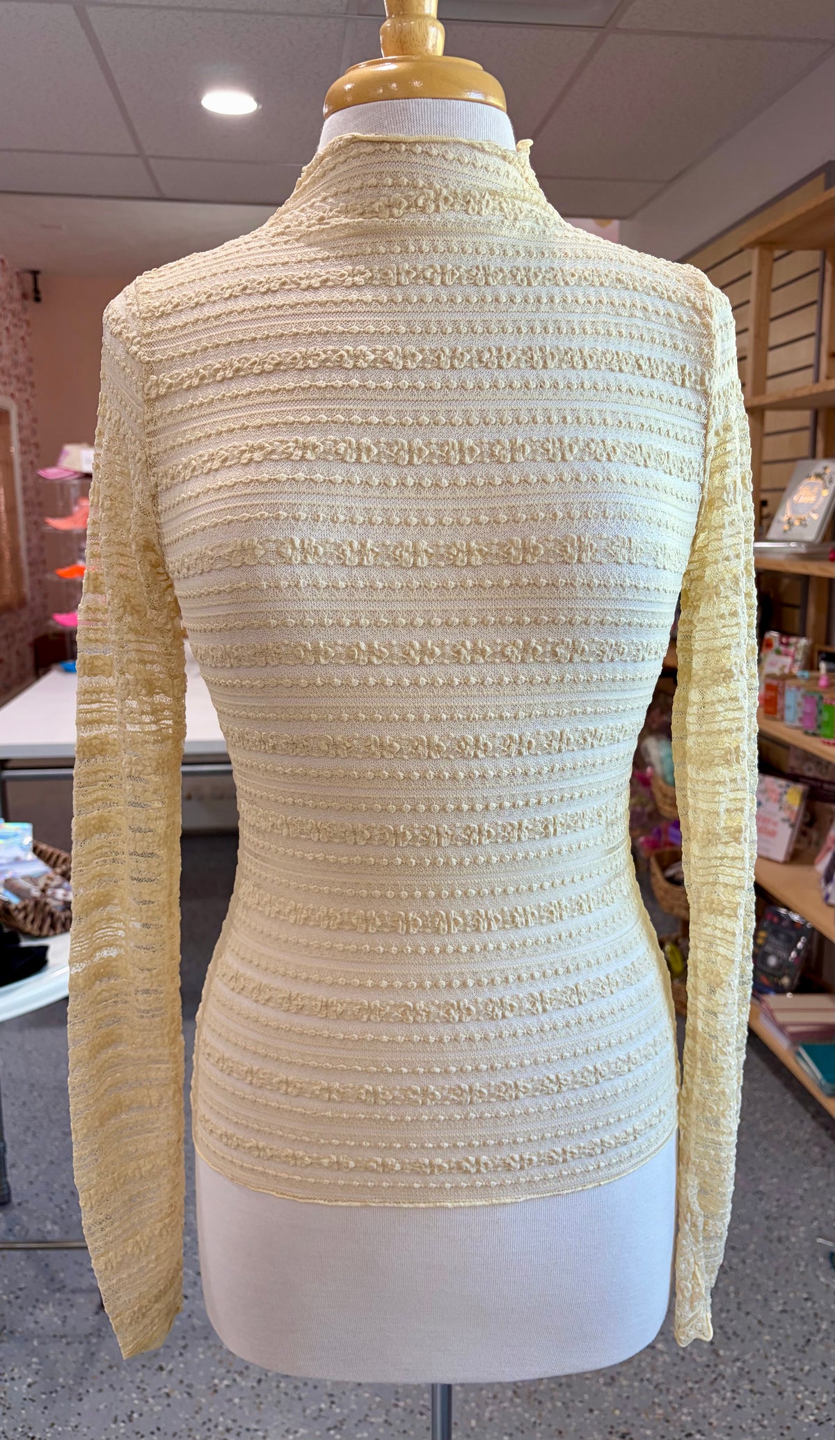 Lace Long Sleeve Layering Top