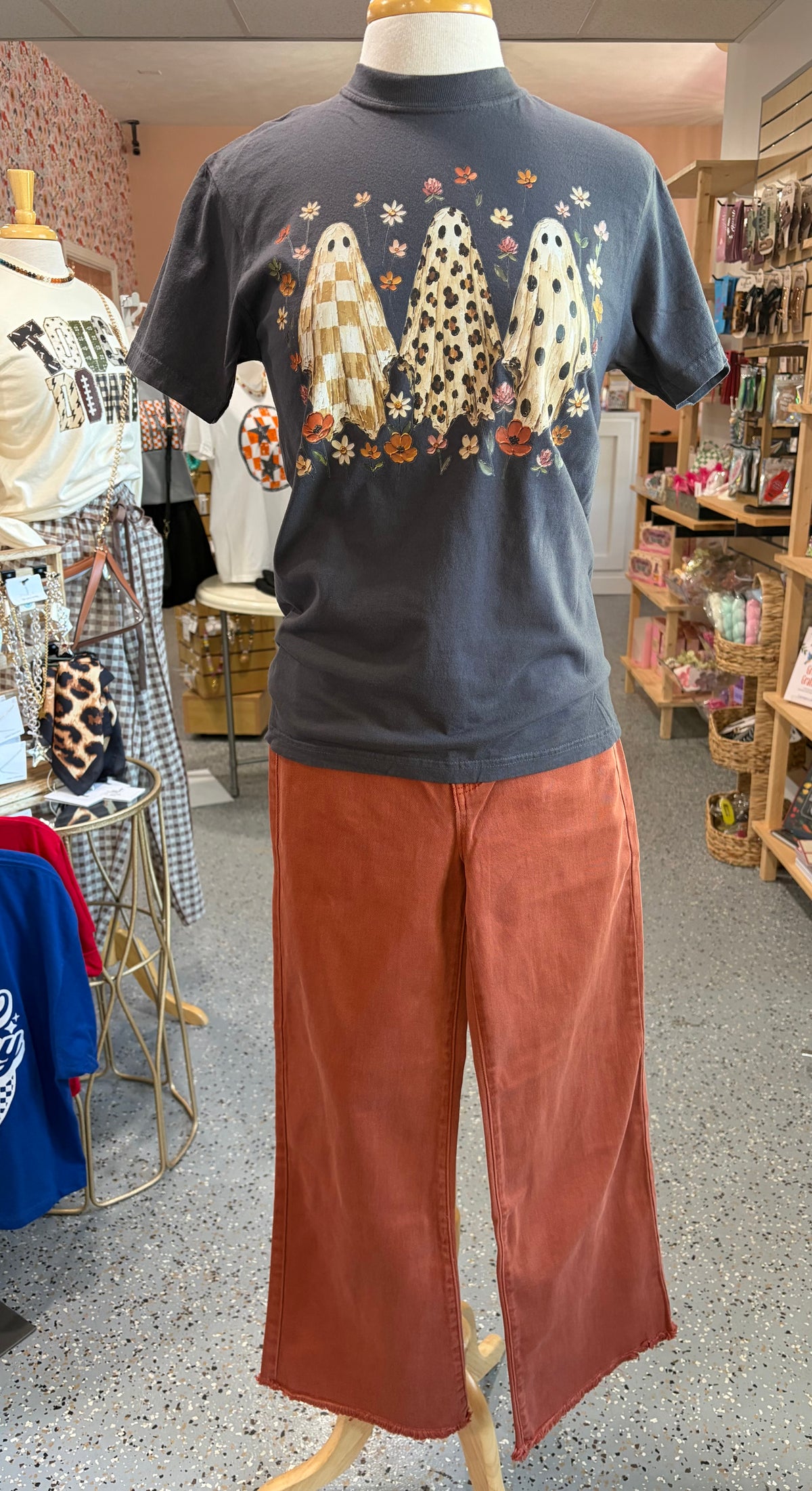 Floral Ghost Graphic Tee