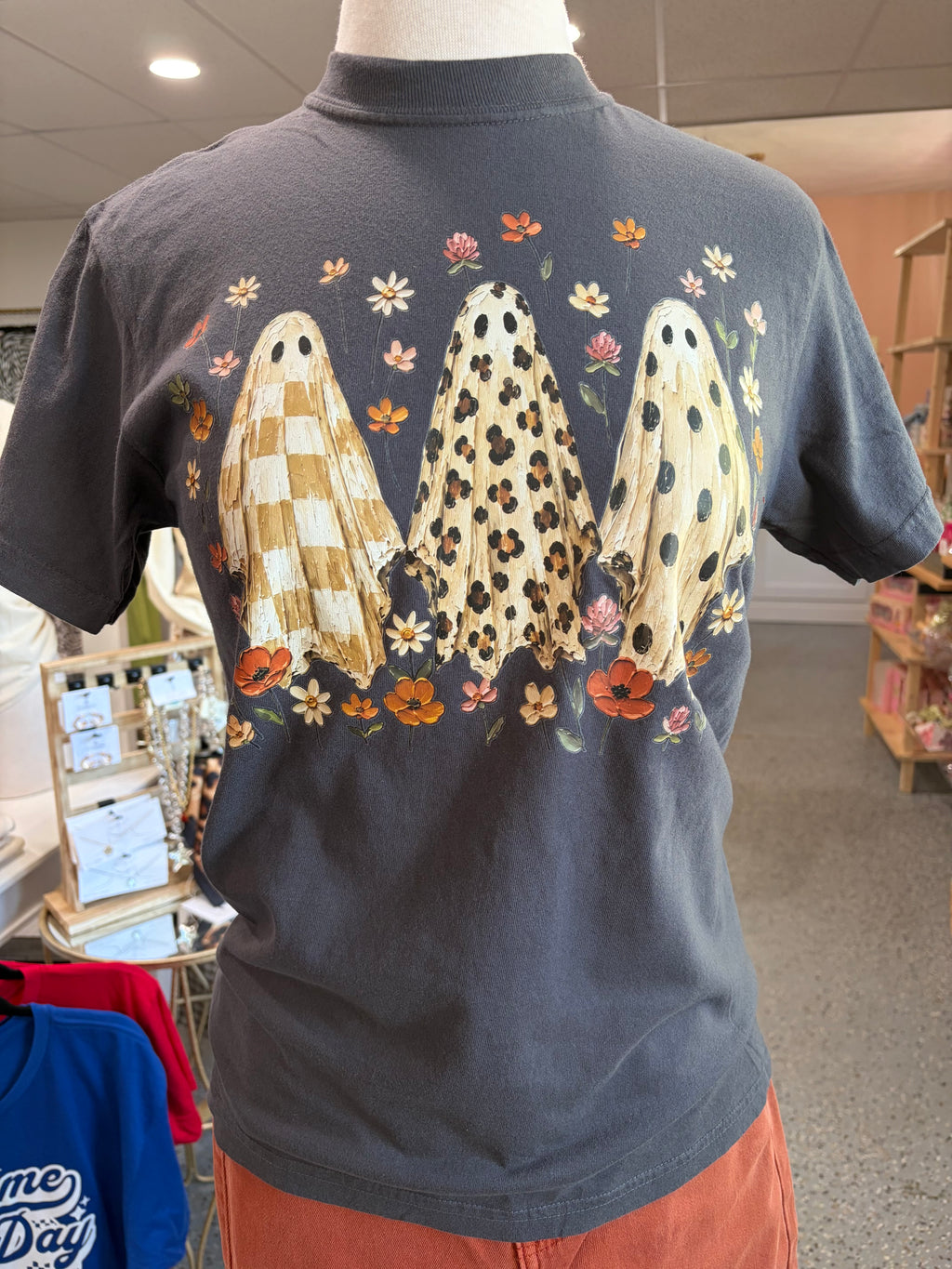 Floral Ghost Graphic Tee