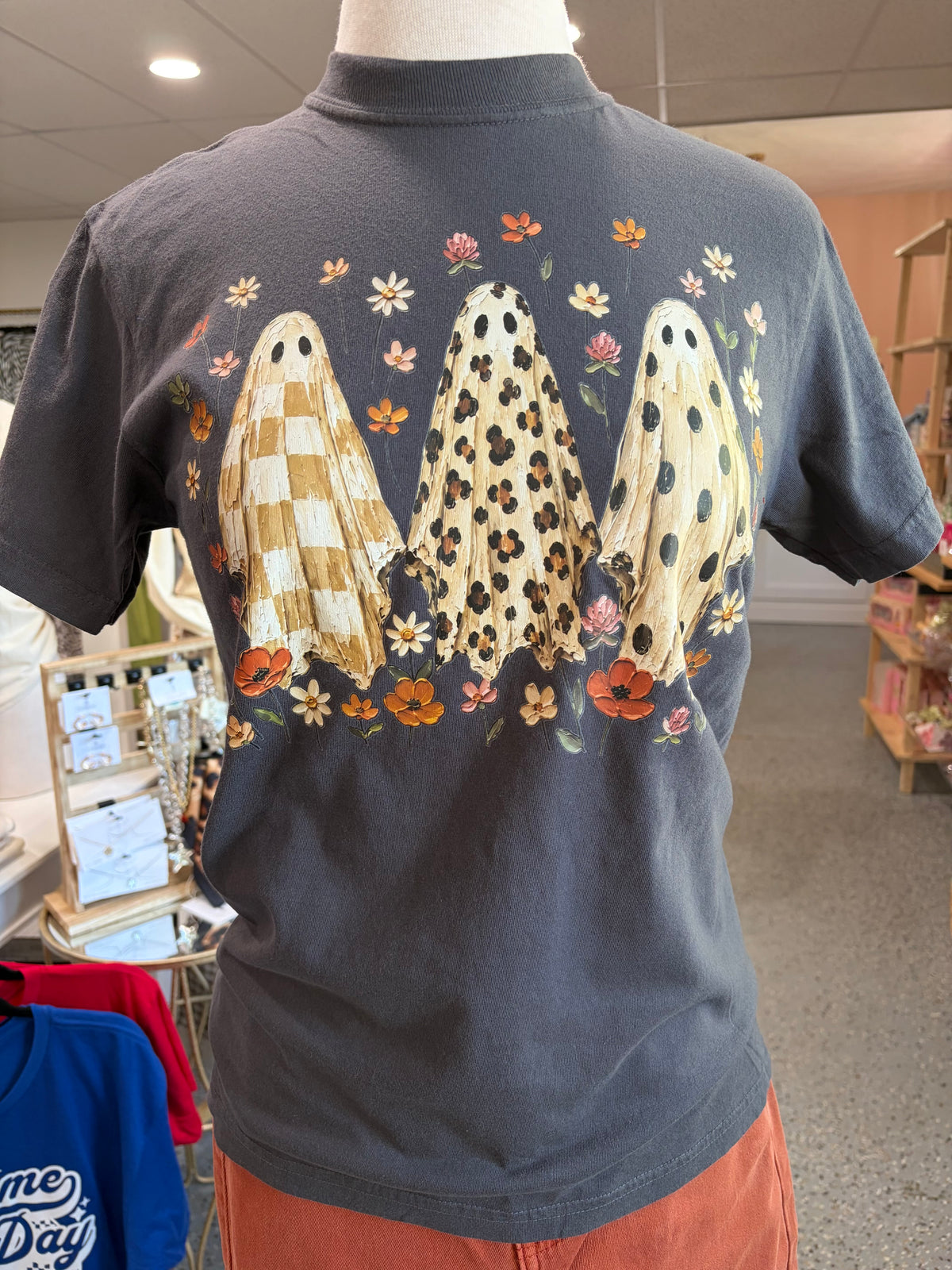Floral Ghost Graphic Tee
