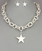 Star Thick Chain Necklace