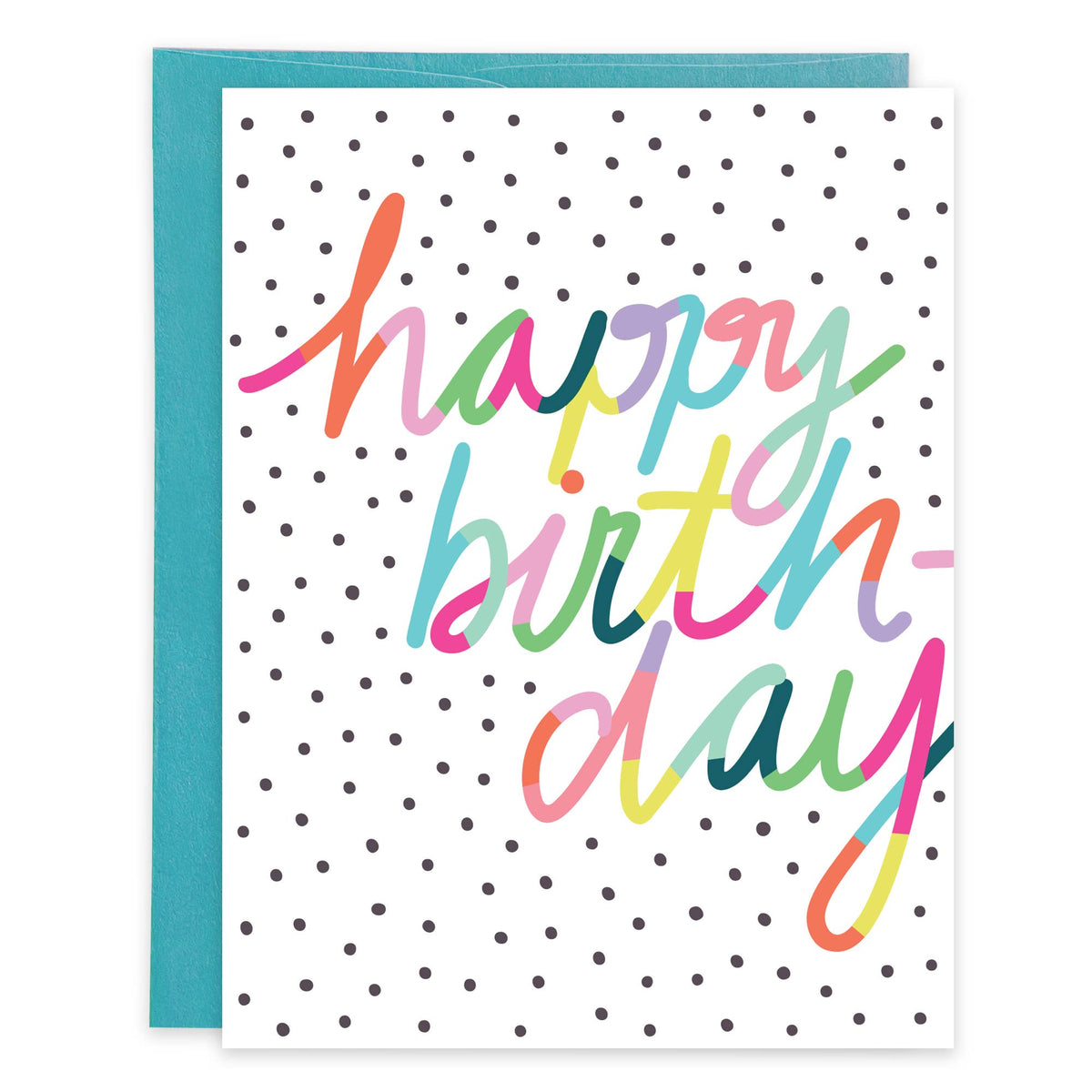 Birthday Greeting Card - Polka Dot Birthday