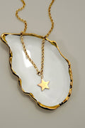 18K STAINLESS STAR NECKLACE