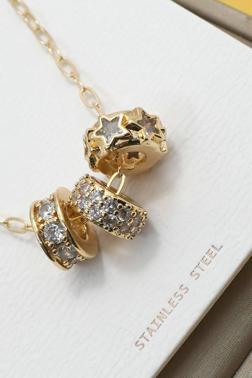 18K STAINLESS STEEL TARNISH FREE BARREL NECKLACE