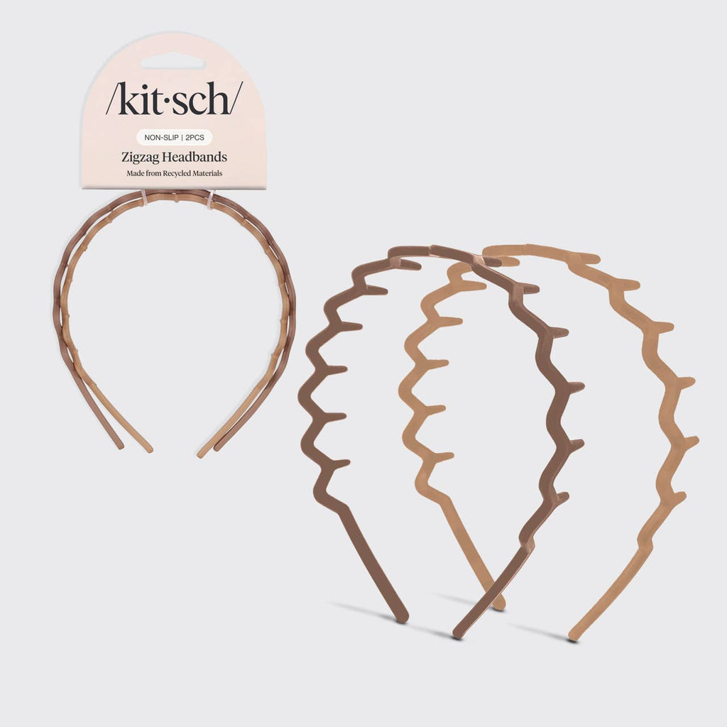 Zig Zag Headband 2pc - Neutral
