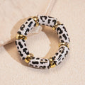 Leopard Stretch Cord Bracelet