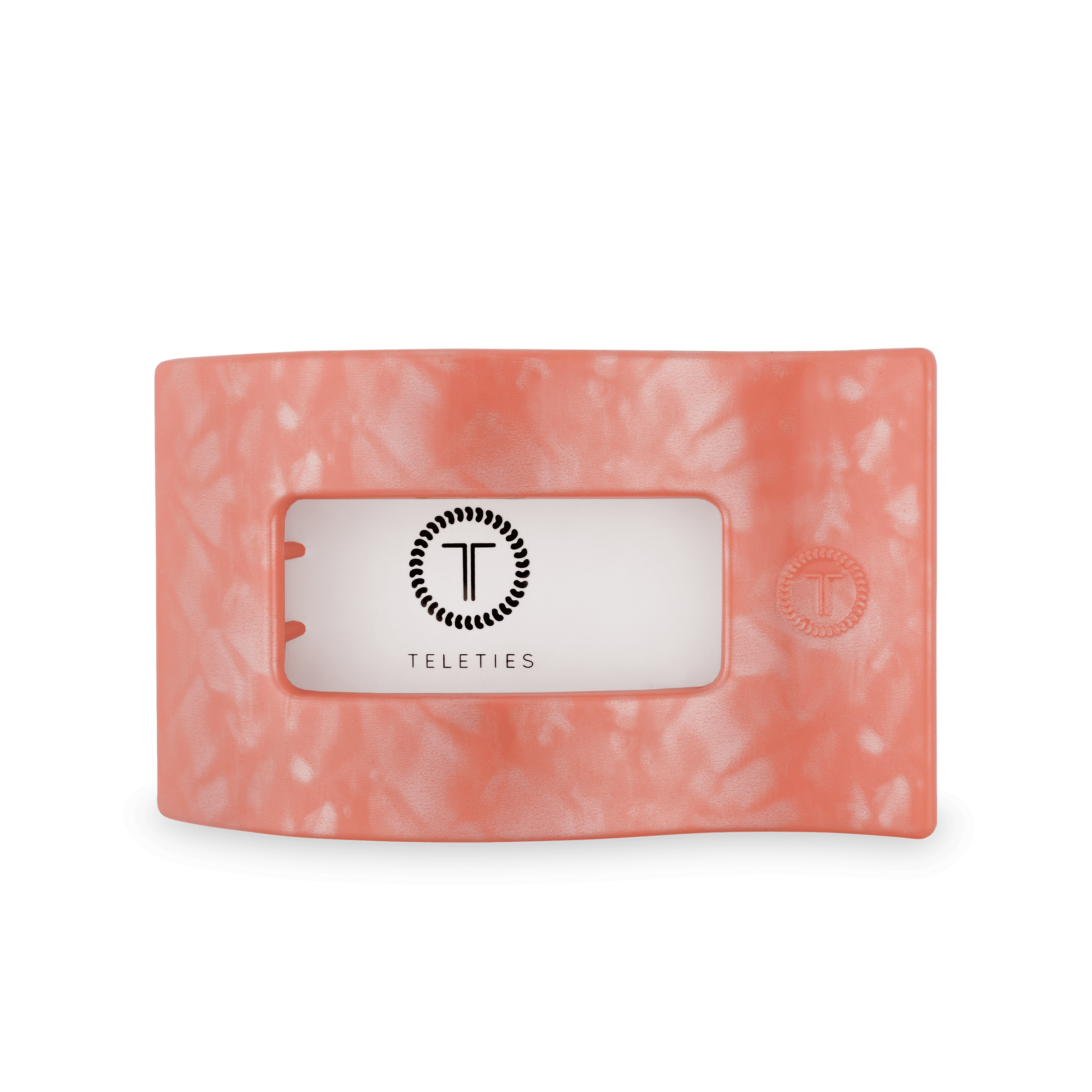 Dreamsicle Large Flat Rectangle Hair Clip