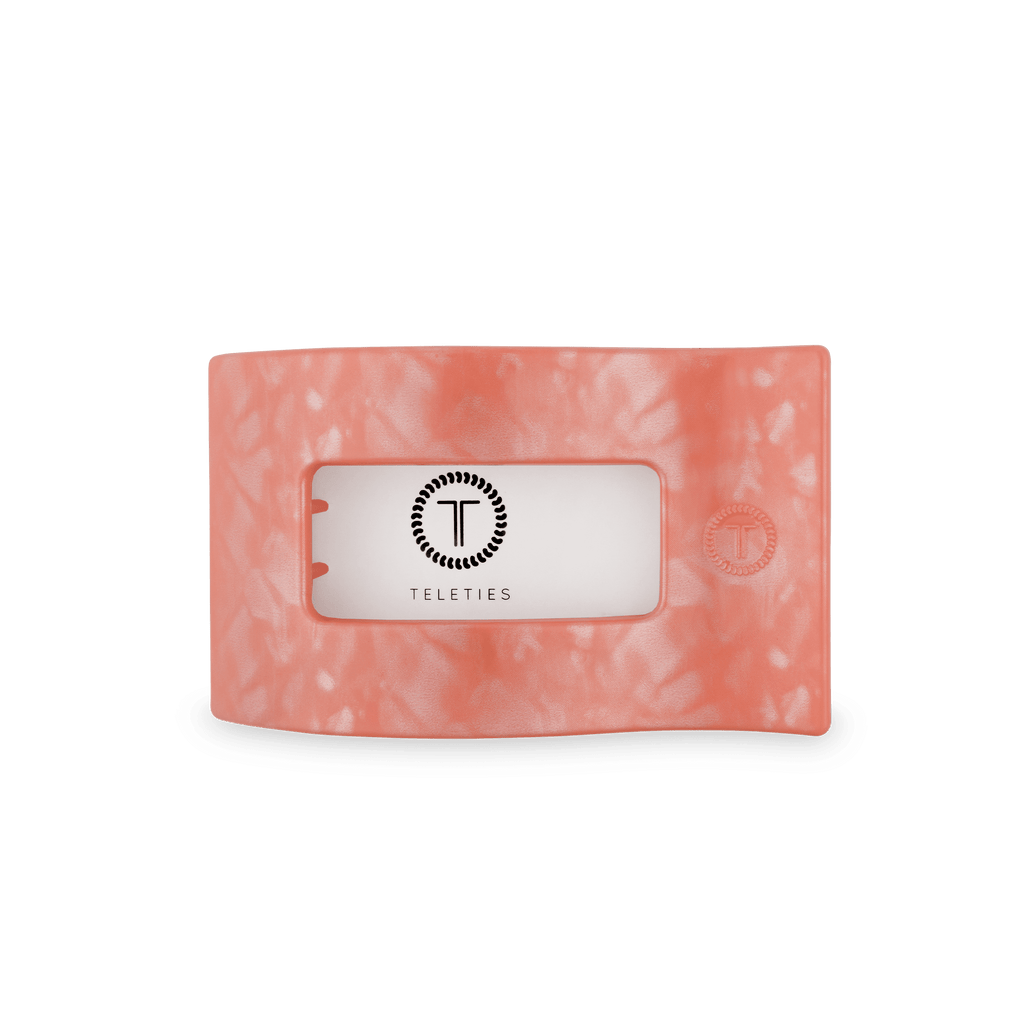 Dreamsicle Medium Flat Rectangle Hair Clip