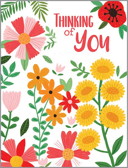 With Scripture Thinking of You Card - Cheery Daisies