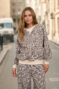 Leopard Long Sleeve Sweatshirt