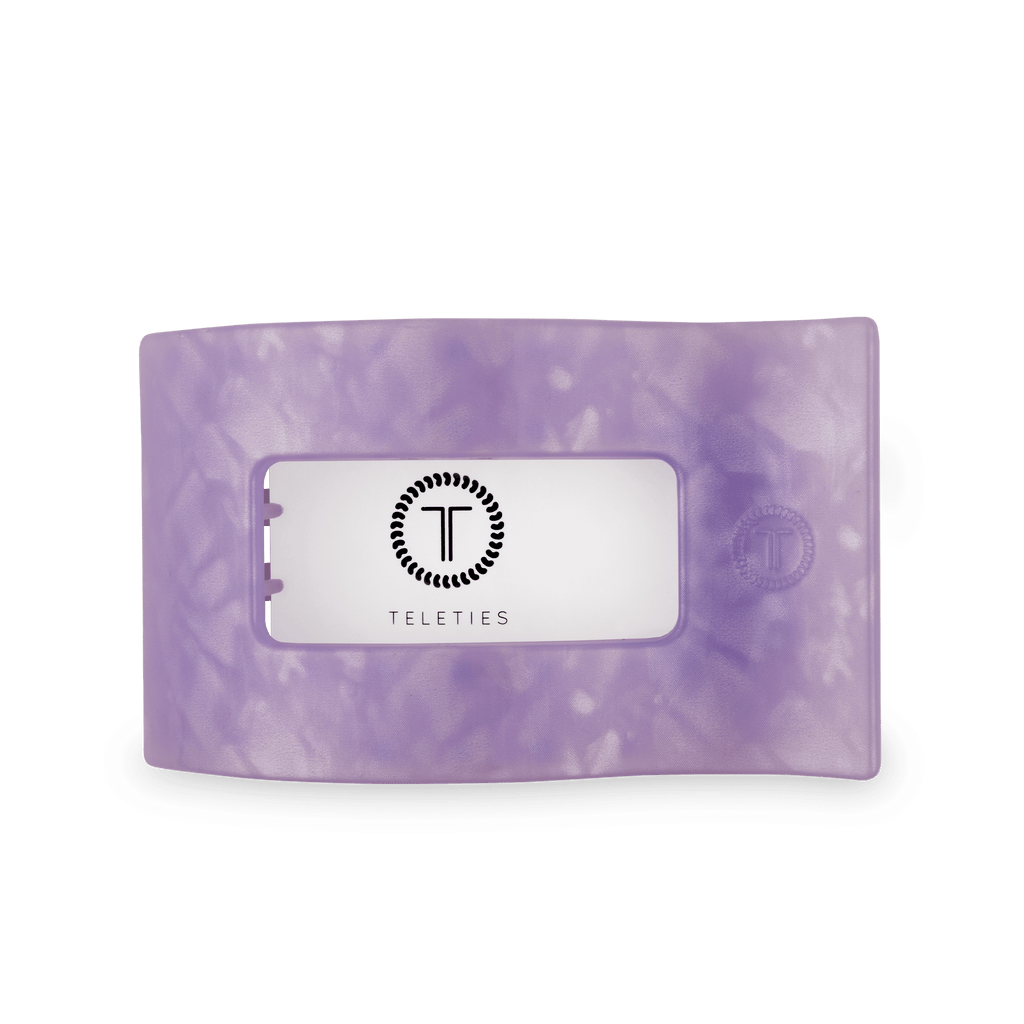 Lavender Mist Large Flat Rectangle Hair Clip
