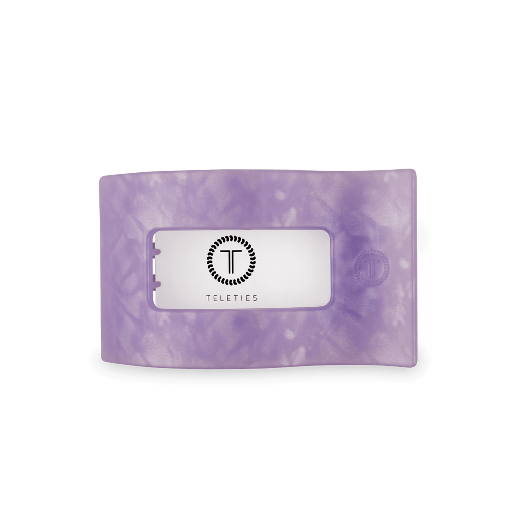 Lavender Mist Medium Flat Rectangle Hair Clip