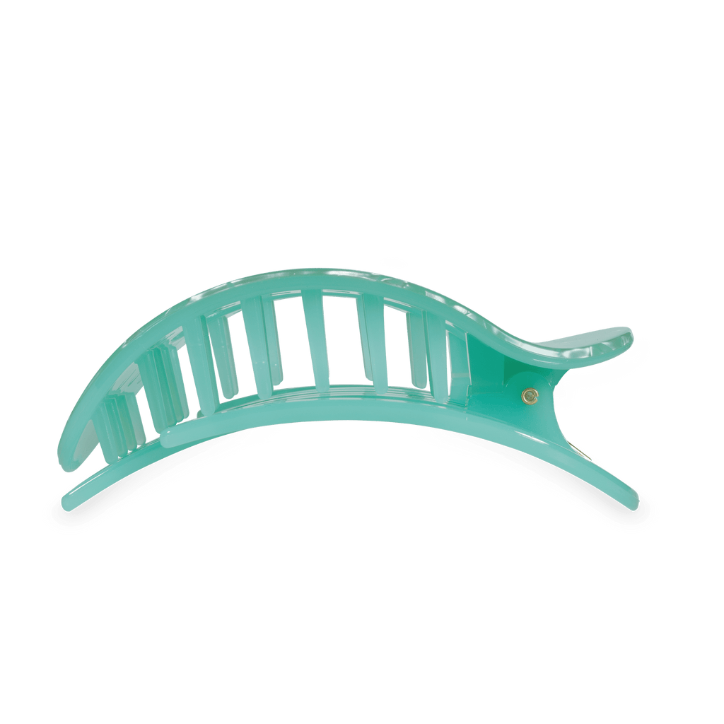 Spring Splash Large Flat Round Hair Clip