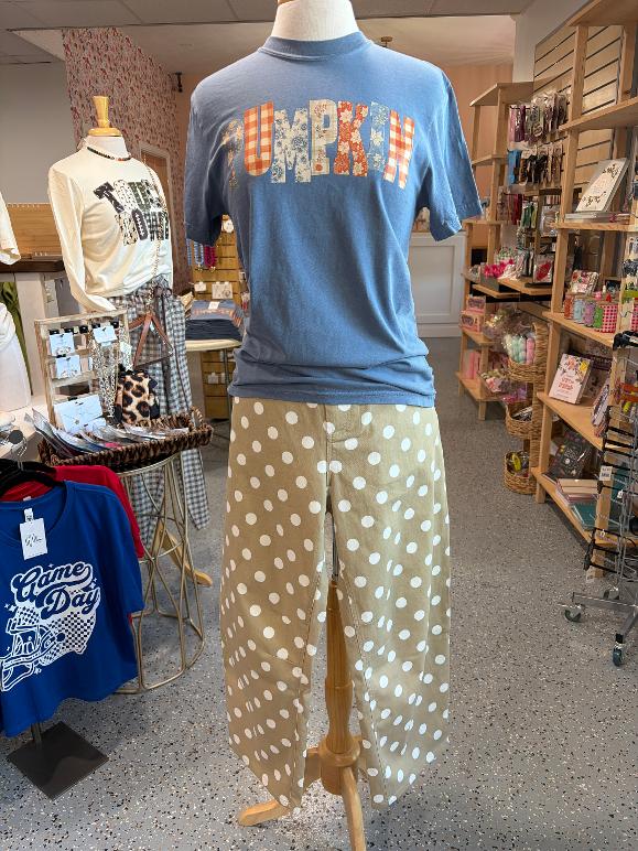 Paisley & Plaid Pumpkin Graphic Tee