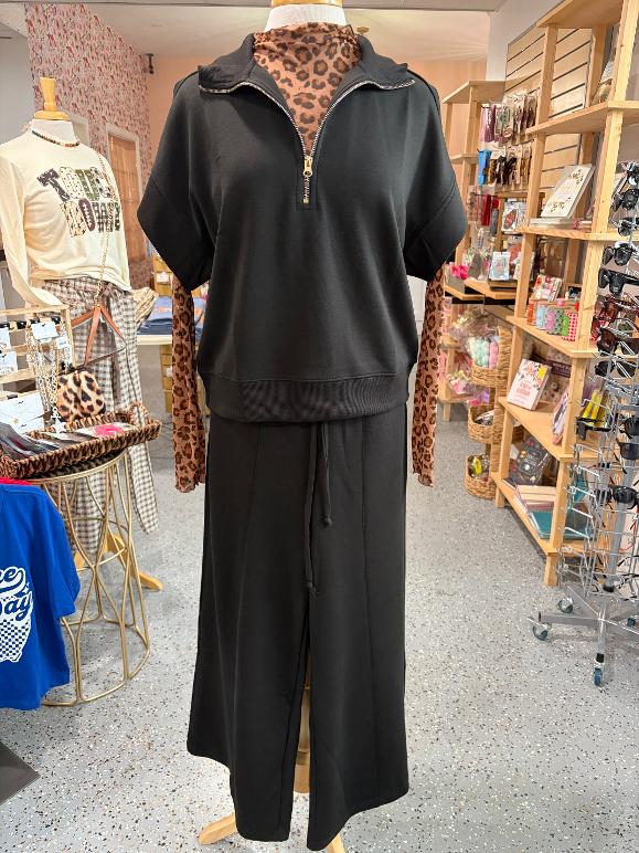 Wide Leg Drawstring Pants