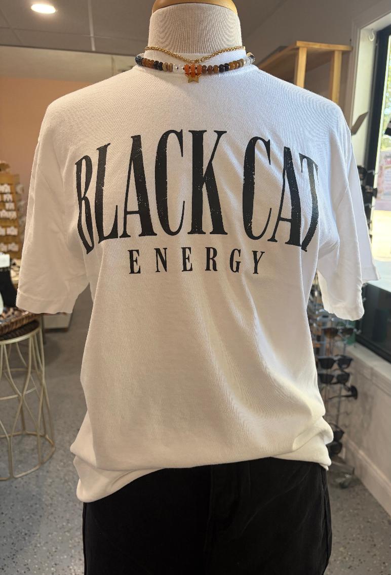 Black Cat Energy Graphic Tee