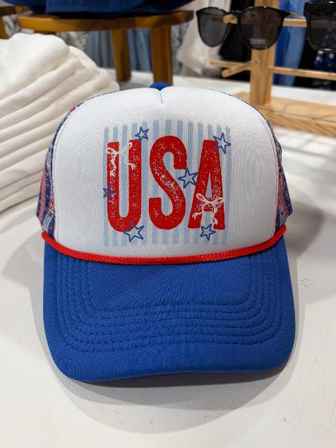 Patriotic Stripes Foam Trucker Hat