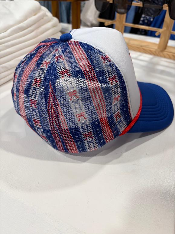 Patriotic Stripes Foam Trucker Hat