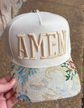 AMEN Puff Embroidered Hat