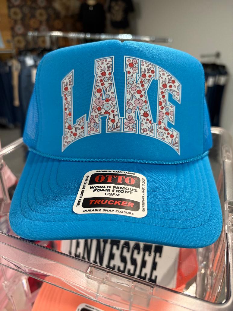 Floral Lake Trucker Cap