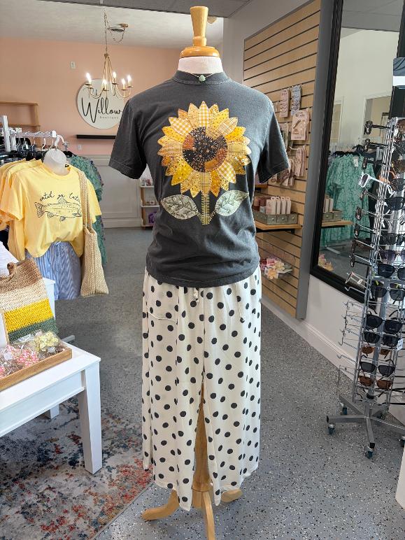 Quilted Sunflower Tee