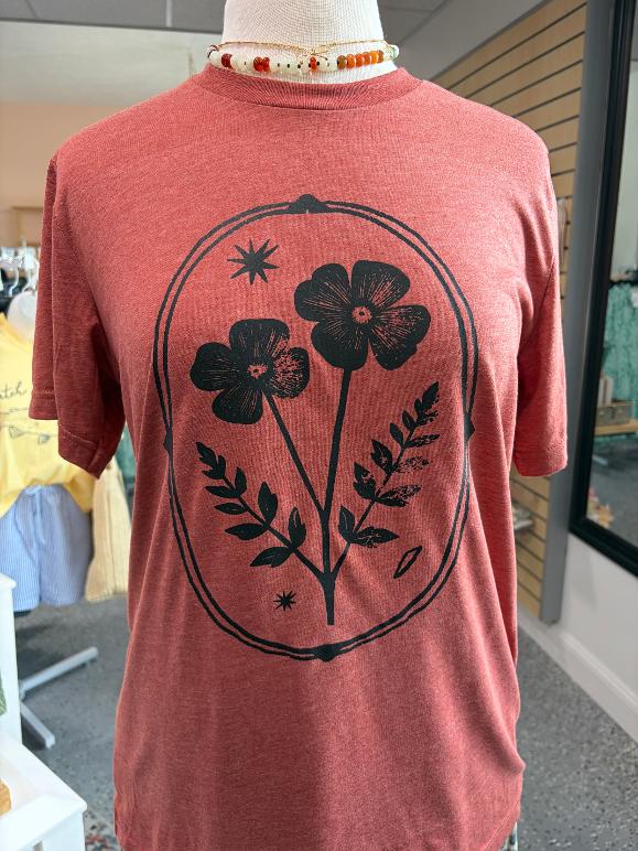 Framed Floral Tee