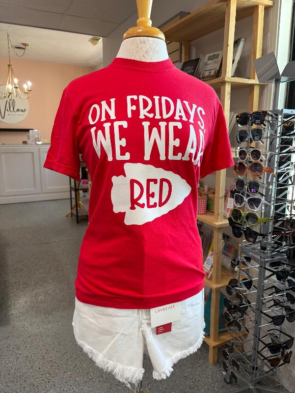 On Fridays, We Wear Red Tee